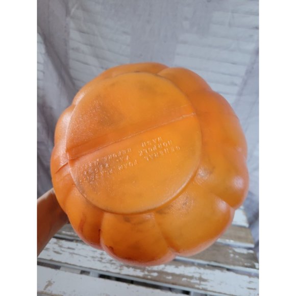 Vintage general foam pumpkin bucket blow mold basket home decor - Picture 6 of 6